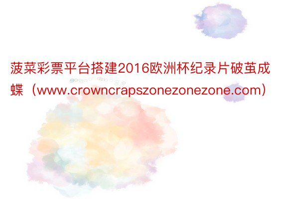 菠菜彩票平台搭建2016欧洲杯纪录片破茧成蝶（www.crowncrapszonezonezone.com）